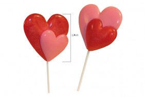 12 Lollipop Duo Heart